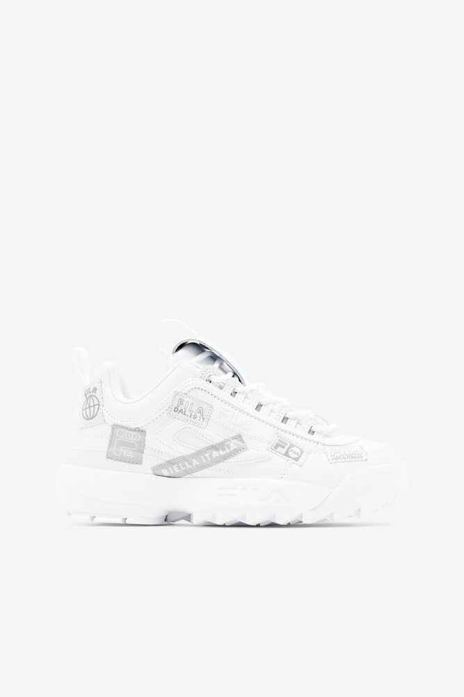 Fila Trainers Womens White Disruptor 2 110th Year Anniversary - Ireland 41867-ADEB